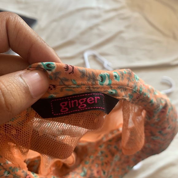 Mesh Collared Flowery Summer Dress - Picture 4 of 5